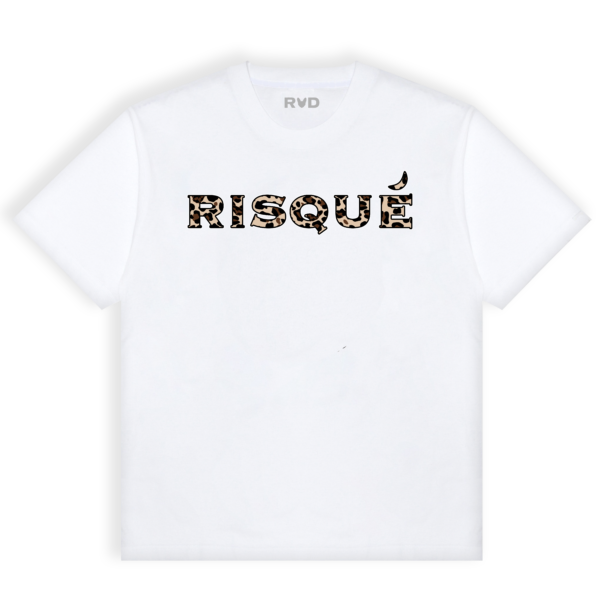 RISQUÉ SAVANNA LEOPARD T-SHIRT – WHITE