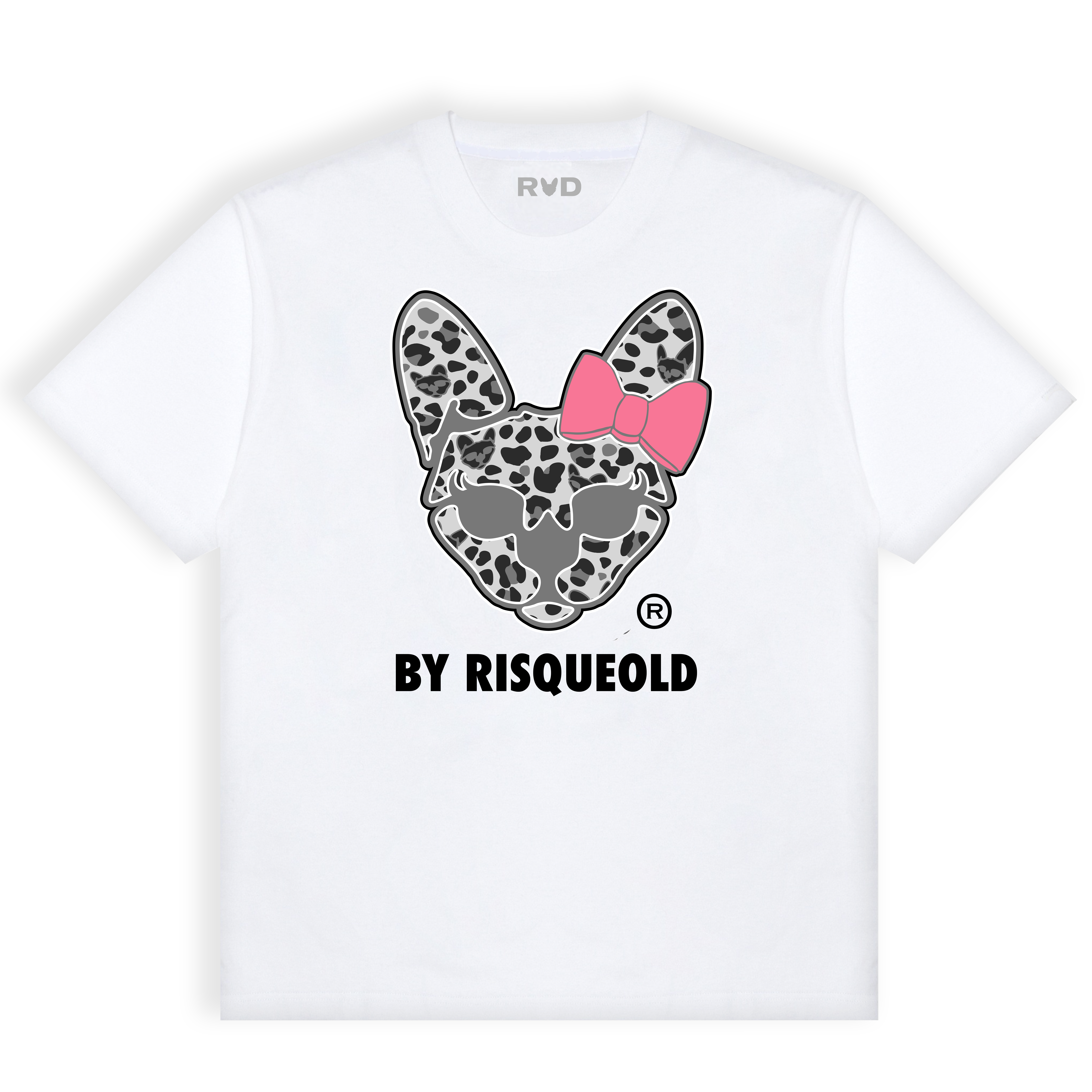 BY RISQUEOLD SNOW LEOPARD T-SHIRT – WHITE