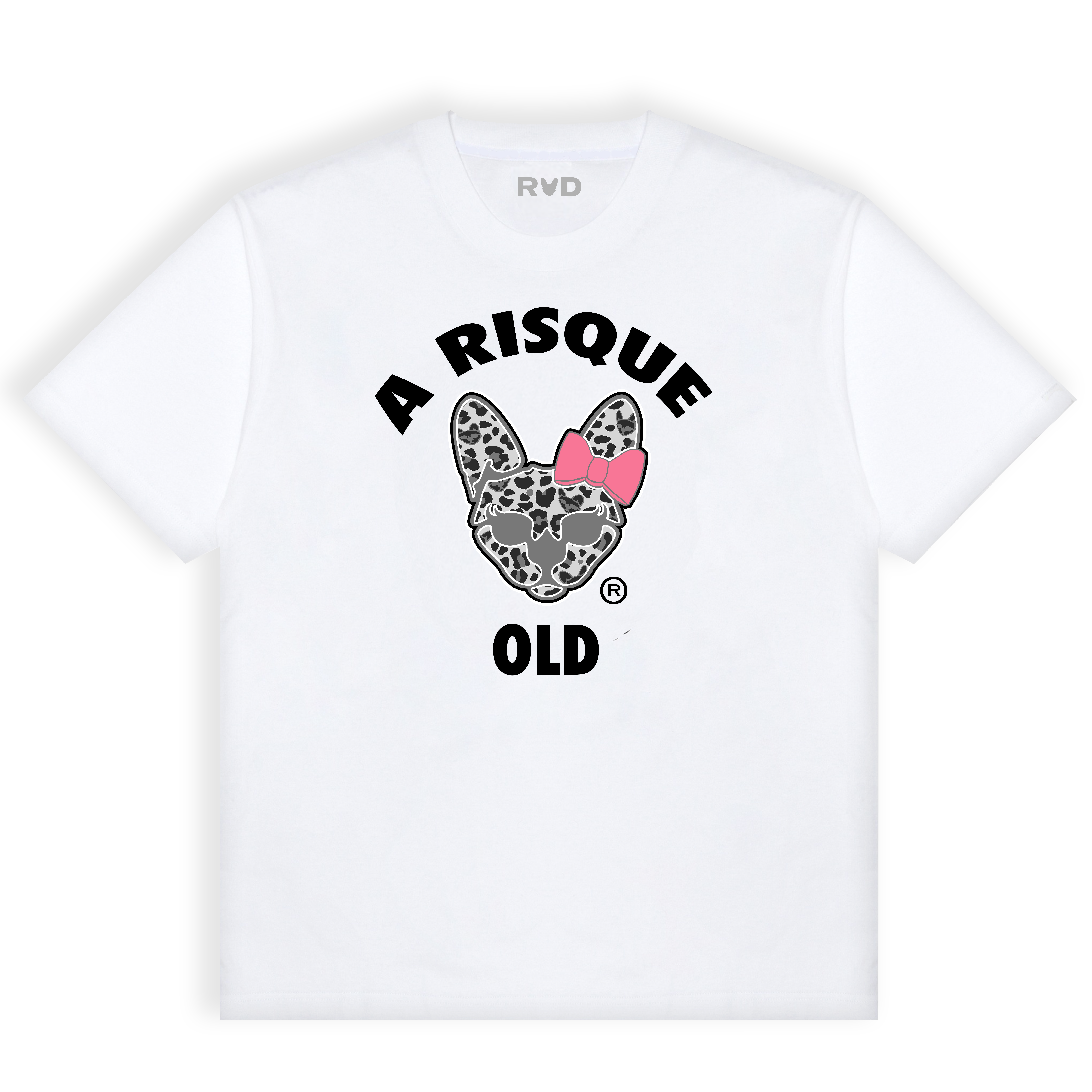 DROPOUT SNOW LEOPARD T-SHIRT - WHITE